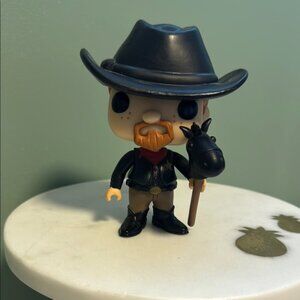 Funko Cowboy Figure with Black Hat and Brown Boots